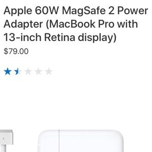 Apple 60W MagSafe 2 Power Adapter Charger